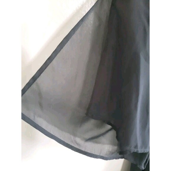 Torrid Dress Womens Size 4 Black Cold Shoulder Sheer Split Sleeve Event - Picture 4 of 11